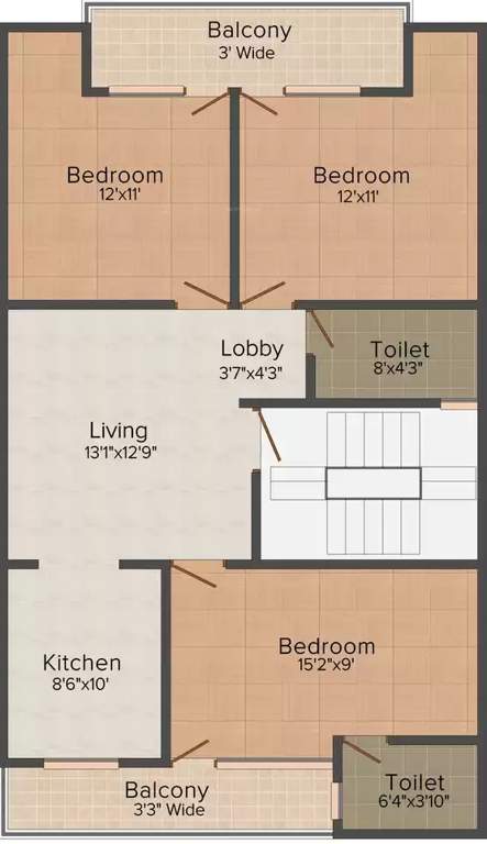  sai homes ii Floor Plan Floor Plan