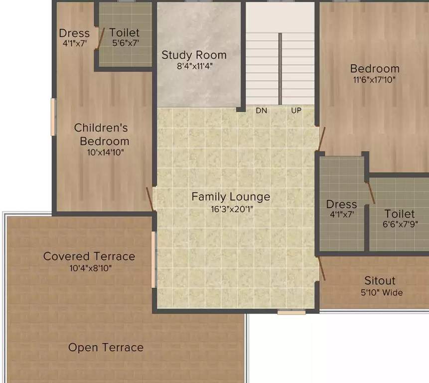  bridge county villas Floor Plan First Floor Plan