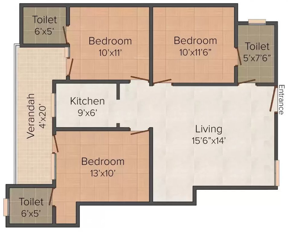 south delhi apartments Floor Plan Floor Plan