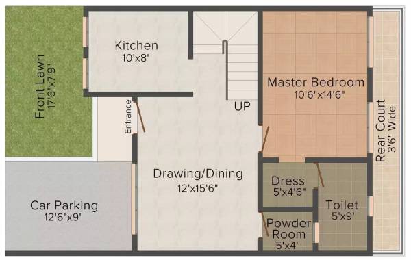  vananchal-city Floor Plan Ground Floor Plan