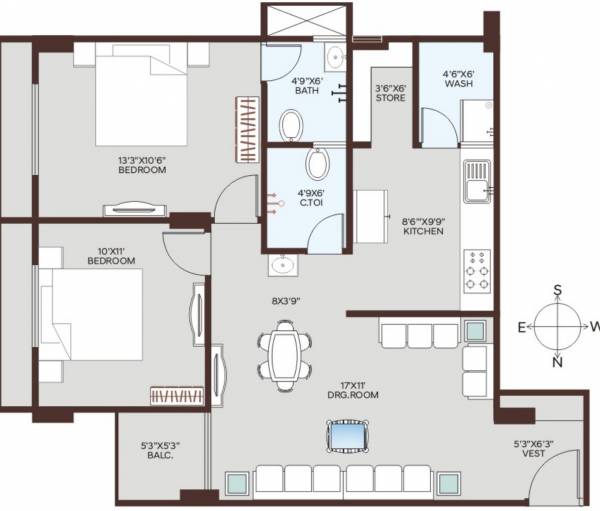  suryakamal-residency Floor Plan Floor Plan