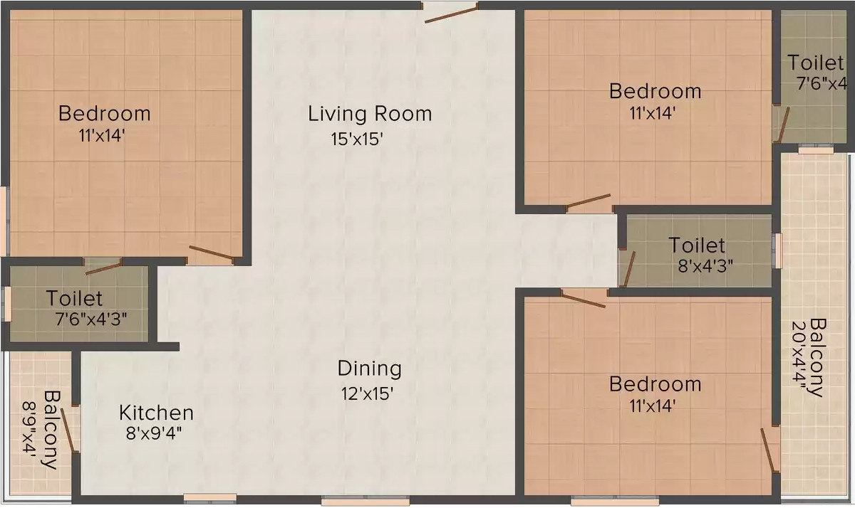 madhuram towers Floor Plan Floor Plan