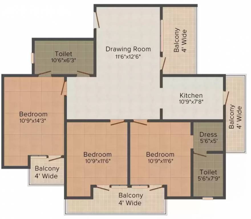 Floor Plan imperial court roorkee Floor Plan Floor Plan