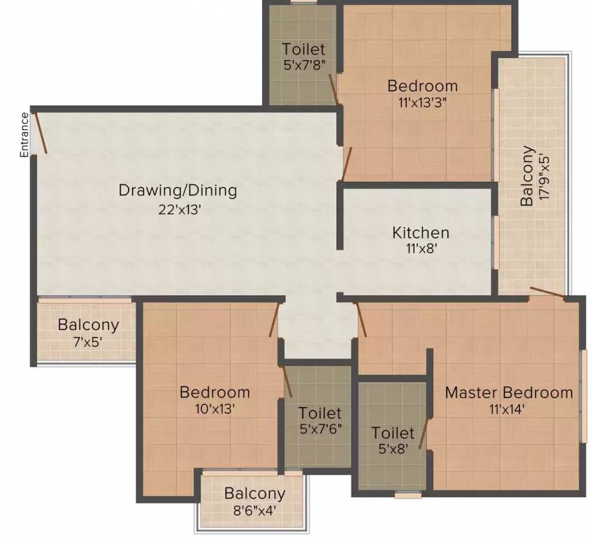  satyam swastik apartments Floor Plan Floor Plan