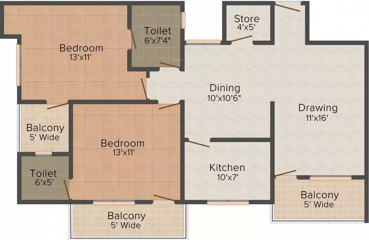  shree mohan apartment Floor Plan Floor Plan