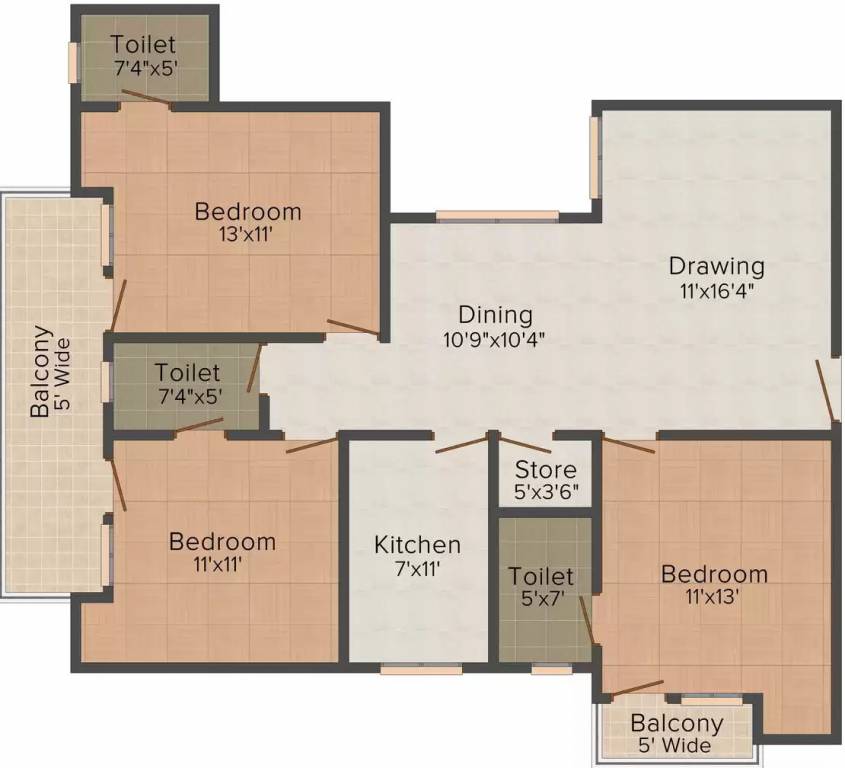  shree mohan apartment Floor Plan Floor Plan