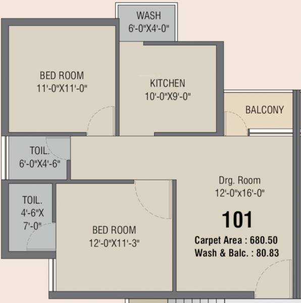  sai-aastha-residency Floor Plan Floor Plan