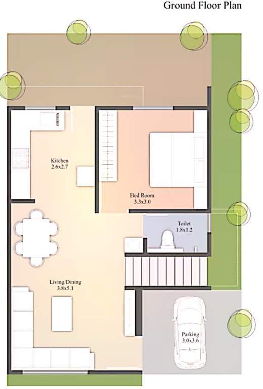  samruddhi mansions Floor Plan Ground Floor Plan