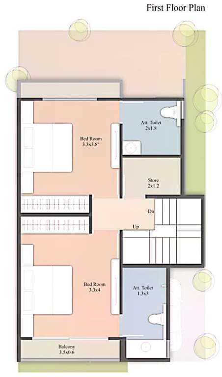  samruddhi mansions Floor Plan First Floor Plan