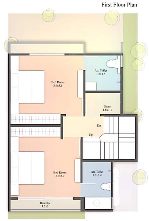  samruddhi mansions Floor Plan First Floor Plan