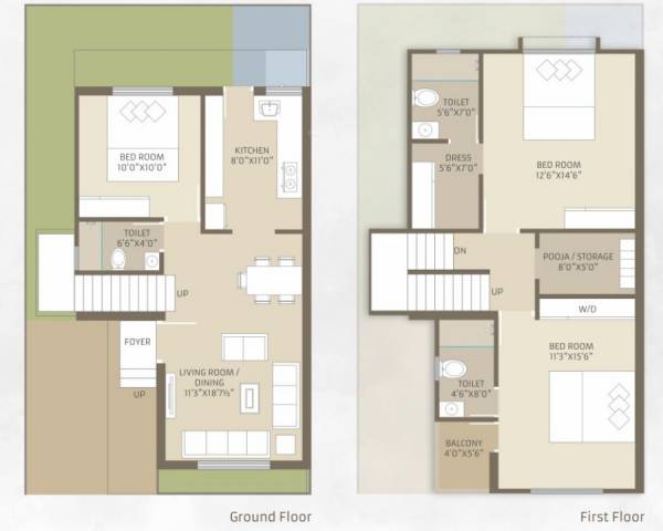 shivam-bungalows Floor Plan Floor Plan