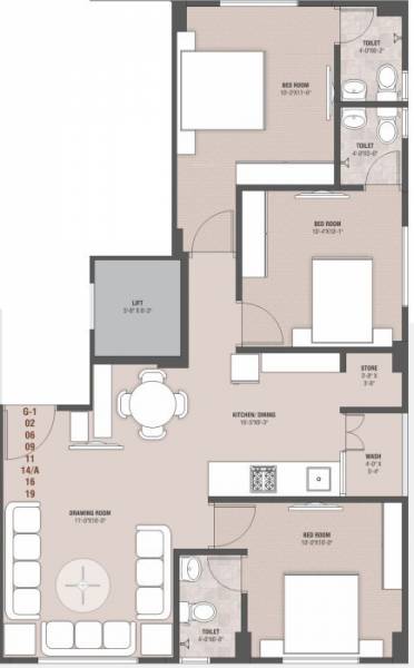  hiren-apartments Floor Plan Floor Plan