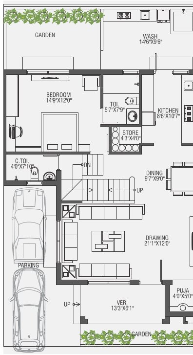 hridaykunj Floor Plan Ground Floor Plan