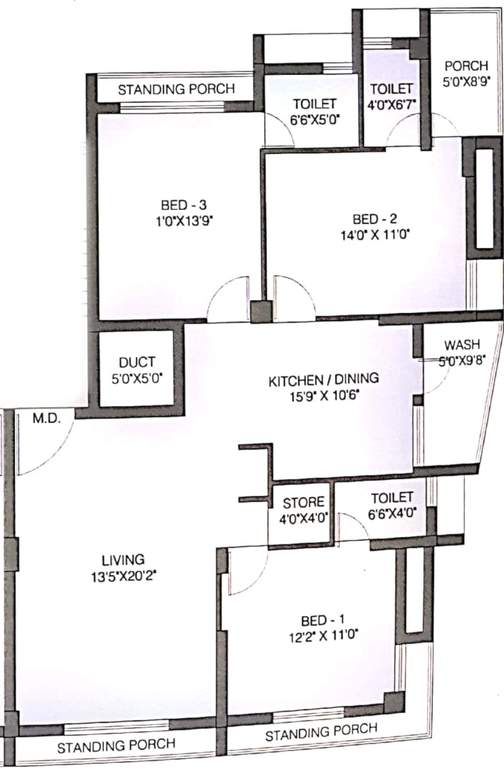 saptak Floor Plan Floor Plan