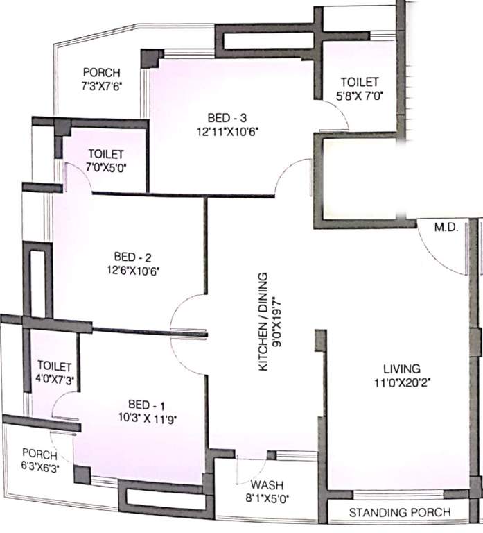 saptak Floor Plan Floor Plan