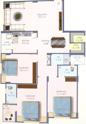  goverdhan-heights Floor Plan Floor Plan