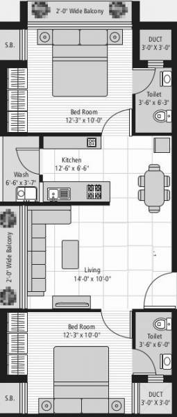  atulyam-enclave Floor Plan Floor Plan