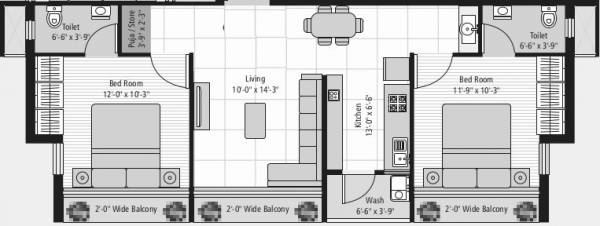  atulyam-enclave Floor Plan Floor Plan