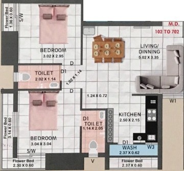  tulsipatra-2 Floor Plan Floor Plan