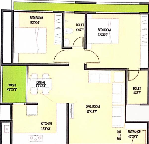  one Floor Plan Floor Plan
