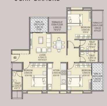  64 meridien Floor Plan Floor Plan