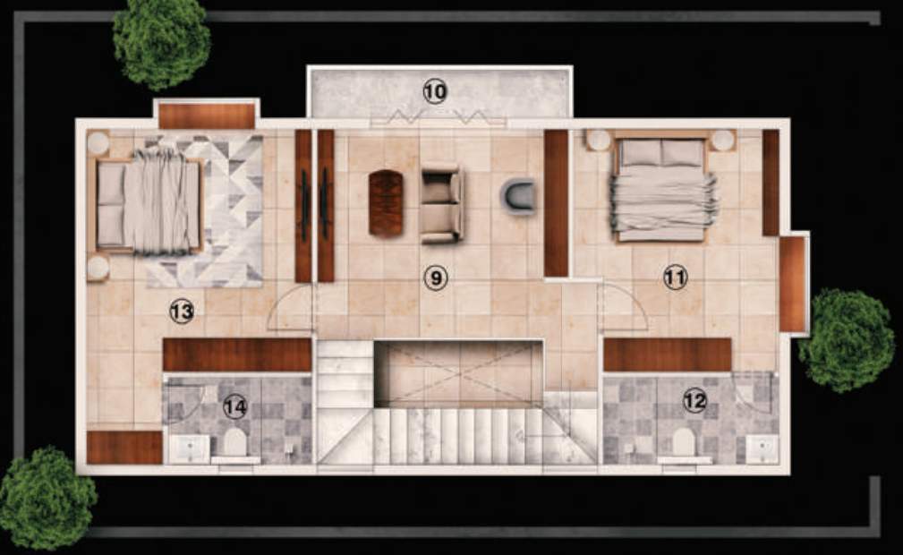  village Floor Plan First Floor Plan