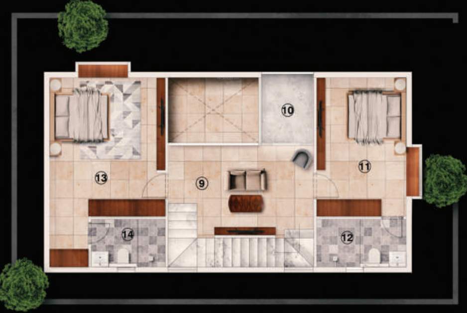 village Floor Plan First Floor Plan