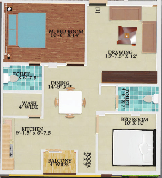  arohant-kalayika Floor Plan Floor Plan