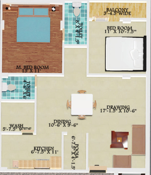  arohant-kalayika Floor Plan Floor Plan