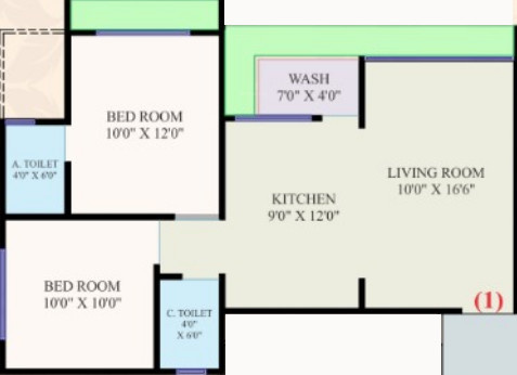  silvassa twin tower Floor Plan Floor Plan