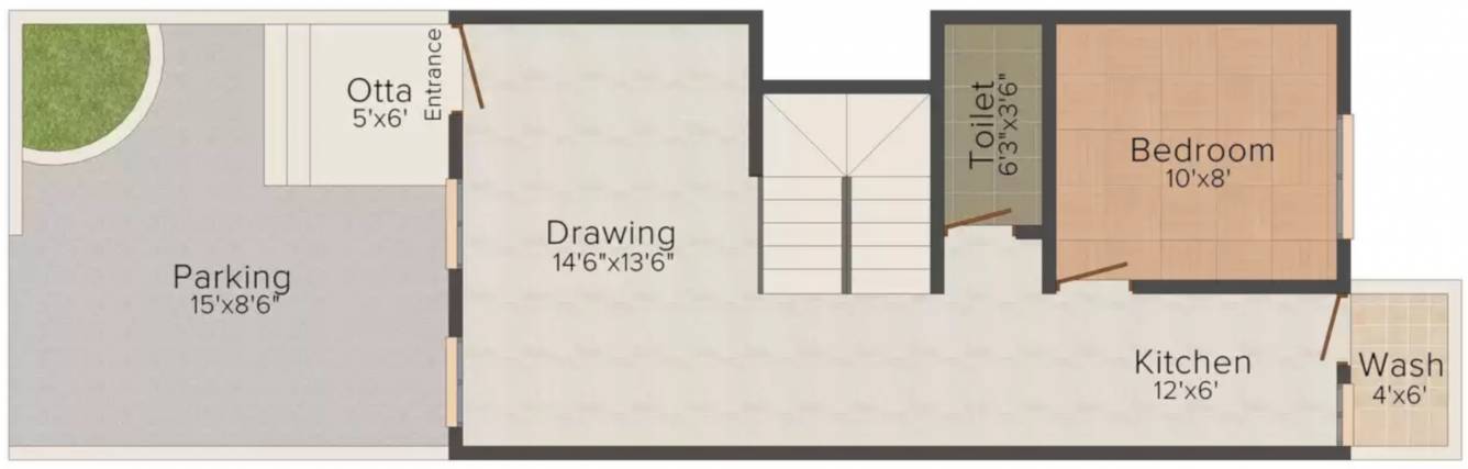 gokul dham Floor Plan Ground Floor Plan