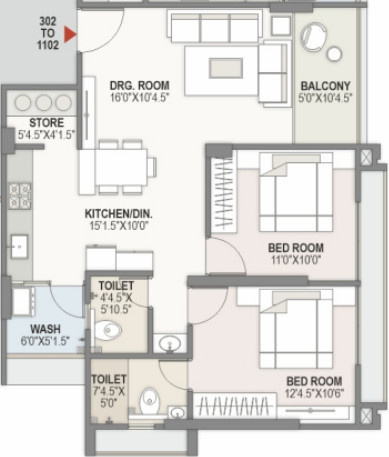 Floor Plan  radhe skyline 2 Floor Plan Floor Plan