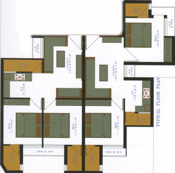  residency Floor Plan Floor Plan