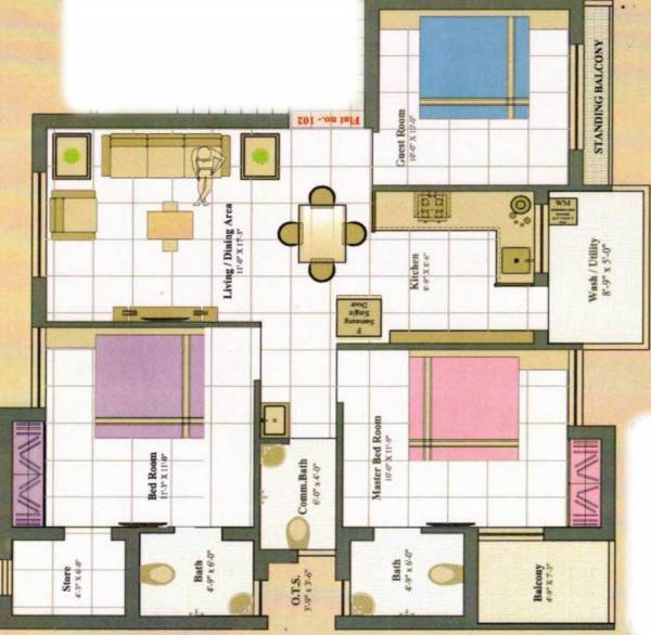  aashutosh-residency Floor Plan Floor Plan