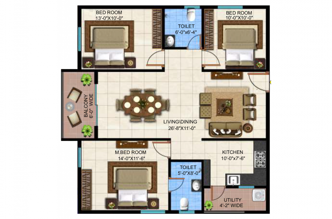 park square Floor Plan Floor Plan