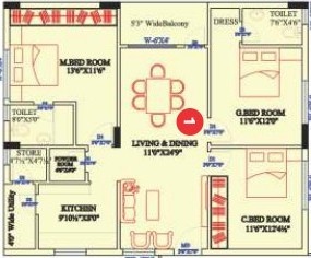  sunrise-tower Floor Plan Floor Plan