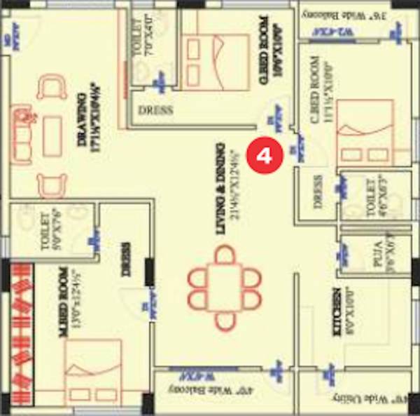  sunrise-tower Floor Plan Floor Plan