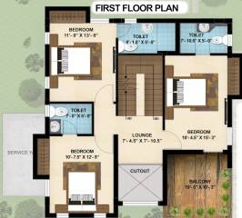 pristine-villa Floor Plan First Floor Plan
