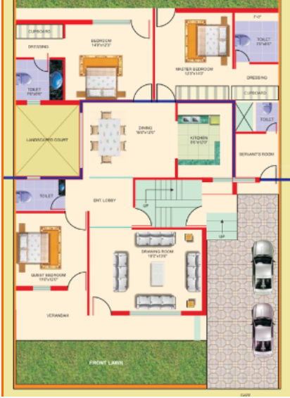 Lower Level Duplex Plan city kundli Floor Plan Lower Level Duplex Plan