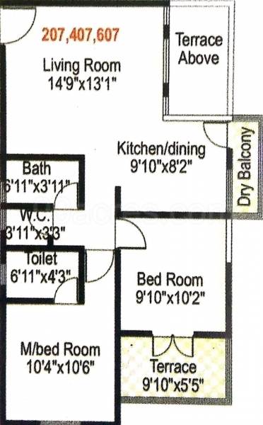  hollyhock-city Floor Plan Floor Plan