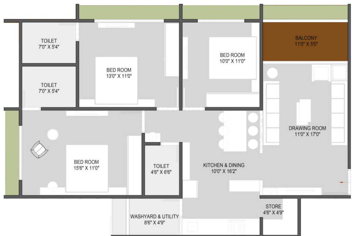  panchmukhi hexa Floor Plan Floor Plan