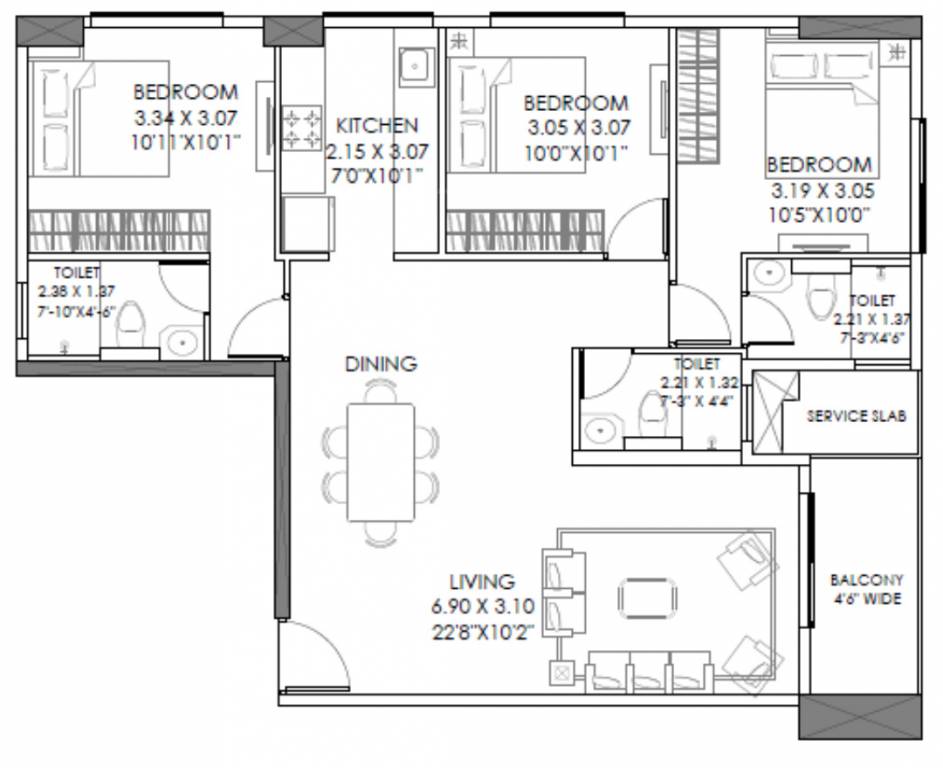  aubburn wing a Floor Plan Floor Plan