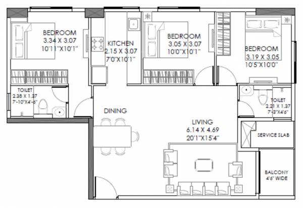  aubburn-wing-a Floor Plan Floor Plan