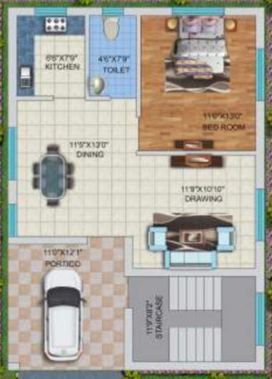  royal orchid Floor Plan Ground Floor Plan
