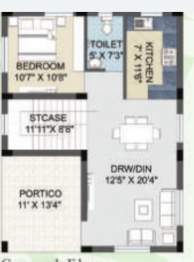  infinity villa Floor Plan Ground Floor Plan