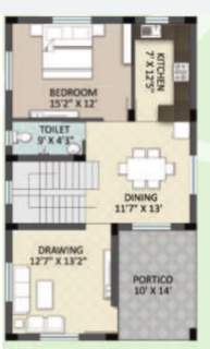  infinity villa Floor Plan Ground Floor Plan