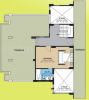  city Floor Plan Upper Level Duplex Plan