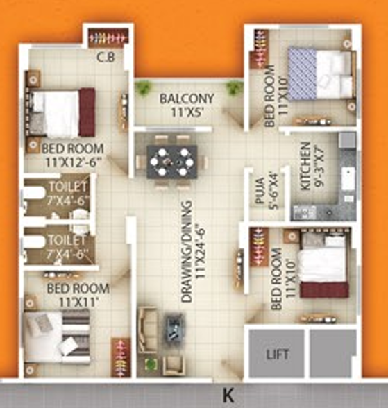 Floor Plan millenium garden Floor Plan Floor Plan