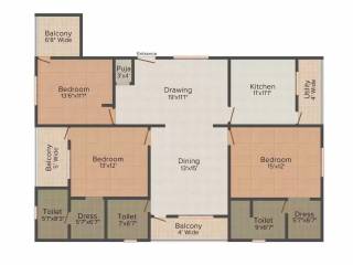 Floor Plan residency-begumpet Floor Plan Floor Plan