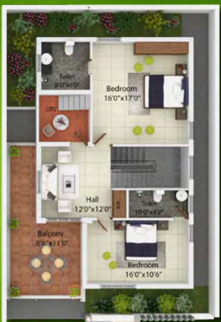  villas Floor Plan First Floor Plan
